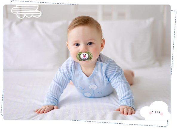 Chupete personalizado para bebé. Chupete personalizado para bebé.